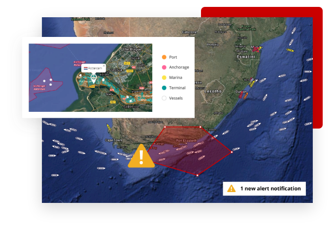 get a transparent view of vessel movements